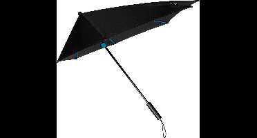 STORMaxi - Stormparaplu - Geschikt voor Windvlagen tot 100km/h - Ø 100 cm - Zwart/ Blauw
