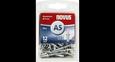 Novus Blindklinknagel A5 X 12 Alu SB, 70 st. - 045-0072