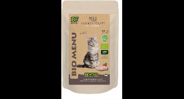 Biofood organic kat kip menu pouch - 100 gr - 20 stuks