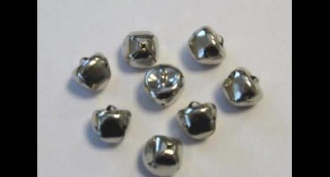 Kerst belletjes zilver 15 milimeter 8 Stuks (1 Pak)