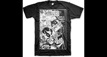 DC Comics Batman Heren Tshirt -S- Dynamic Duo Distressed Zwart