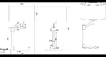 TRIO CASSIO - Tafellamp - Nikkel mat - excl. 1x E27 4,9W