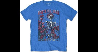 Grateful Dead - Bertha & Logo Heren Tshirt - 2XL - Blauw