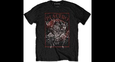 Placebo - Astro Skeletons Heren T-shirt - XL - Zwart