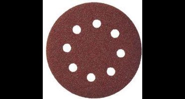 Klingspor Schuurschijf met klitteband  korrel  320  á¸ 125mm. 8 afzuiggaten