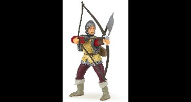 Speelfiguur - Mens - Ridder - Met pijl & boog - Rood
