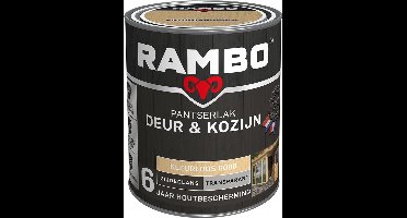 Rambo Pantserlak Deur & Kozijn Zijdeglans Transparant - Goed Reinigbaar - Kleurloos - 0.75L