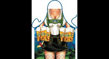 Bayerische Frau - Schort Keukenschort - Tirol - 70 X 57 CM