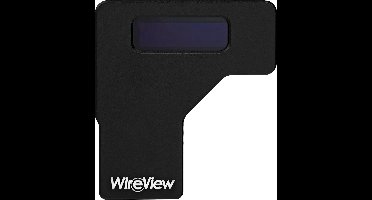 Thermal Grizzly WireView GPU 1x8Pin PCIe Reversed - 1x 8-Pin PCIe - connector pin oriëntatie: omhoog ("R") - 48 x 43 x 22 mm (L x B x H) - OLED - aluminium - zwart