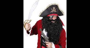 Ooglapje piraat met doodshoofd
