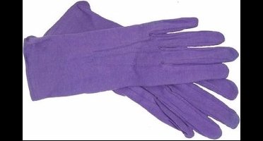 Sinterklaas - Paarse Sinterklaas handschoenen kort voor volwassenen