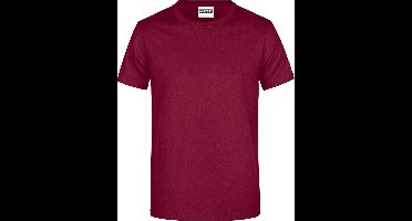 James And Nicholson Heren Ronde Hals Basic T-Shirt (Wijn)