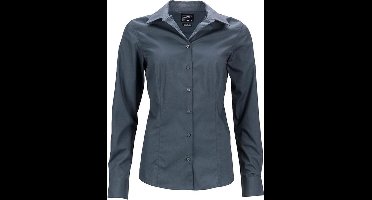 Daiber Dames/dames Longsleeve Business Shirt (Koolstofgrijs)