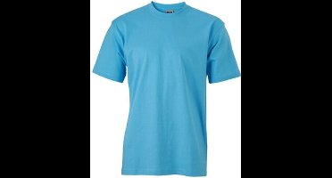 James and Nicholson - Unisex Medium T-Shirt met Ronde Hals (Sky Blauw)