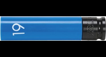 Wurth - 1/2 inch krachtdoppenset lang zeskant alu-velgen - 1/2 inch krachtdopsleutelinlay, extra lang Soort aandrijving Binnenvierkant Aansluiting 0 - Sleutelwijdte 19 mm