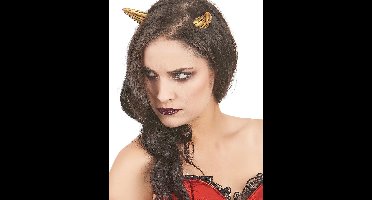 Vegaoo - Latex duivelshoorns voor volwassenen