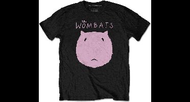 The Wombats - Logo Heren T-shirt - 2XL - Zwart