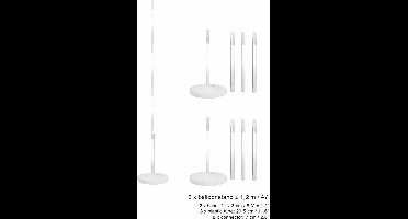 Ballonpilaren set 2-stuks 120cm hoog geschikt voor elk feest