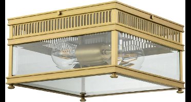 Elstead Lighting LED Buitenlamp Holborn | 2X E27 Max 60W | IP44 | Dimbaar | Brushed Brass