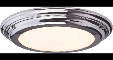 Landelijke Plafondlamp - Steady Lighting - Metaal - Landelijk - Integrated LED - L: 36.1cm - Voor Binnen / Binnen - Woonkamer - Eetkamer - Zilver