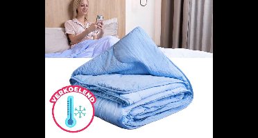 Zydante SwissTech Summer Cooling Mono Dekbed – Zomerdekbed – Warmteklasse 4 – Licht & Luchtig – Ademend – Micro Satijn - Wit / 240x220