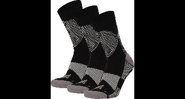 Sport compressie quarter sokken - 3-Pak - Unisex - Maat 35 t/m 48 - Sportsokken