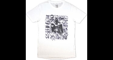DC Comics Batman - Scribbler Heren T-shirt - XL - Wit