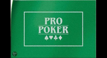 Tactic Pro Poker Speelkleed – Pokermat van Stevig Vilt – 90x60 cm – Groene Casino Lay-out – Voor Texas Hold’em en andere Pokervarianten – Geschikt voor 2 tot 12 Spelers – Vanaf 14 Jaar