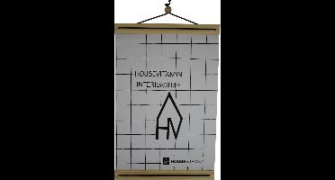 Housevitamin posterhouder A4 21x32 cm - bruin
