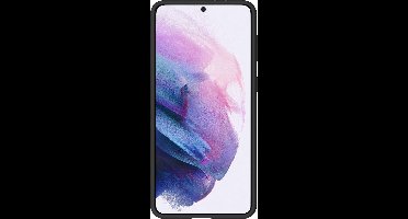 BeHello Samsung Galaxy S21+ Liquid Siliconen Hoesje - Zwart
