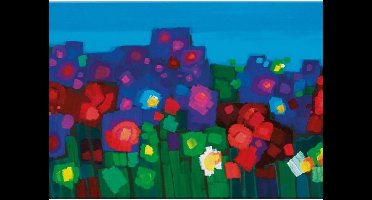 Bekking & Blitz - Placemat - Kunststof placemat - Kunst - Bloemen - Uniek design - Eleven Flowers - Ton Schulten
