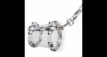 duvoplus Wandelset voor Katten - Kattentuigje met Riem - Verstelbaar 20-35cm - Riem 125cm - Camouflage