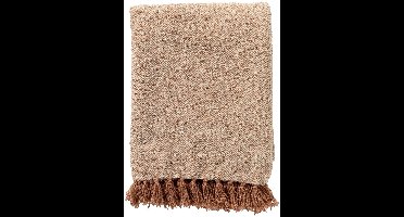 Dutch Decor - SALLY - plaid 140x180 cm - gemêleerd - 100% gerecycled - Cork - roze
