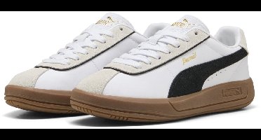 PUMA Puma Club Klassika Dames Sneakers - PUMA White-PUMA Black-Warm White