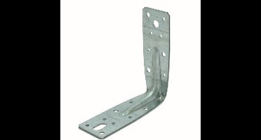 Hoekanker met ril - hoekverbinder voor houtbouw - 90 x 90 mm