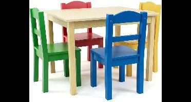 Kinderbureau - Kindertafel voor Jongen en Meisje - Tekentafel met Stoeltjes