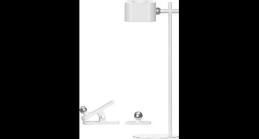 V-TAC VT-10115-W Oplaadbare Tafellamp - IP20 - Wit - 3W - 300 Lumen - 3IN1