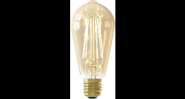 LED Lamp Goud - E27, ST64 Goud Straight filament 4.5W 470lm 2100K niet dimbaar