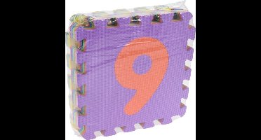 Free And Easy Puzzelmat Cijfers Junior 31 Cm Eva Foam 9-delig