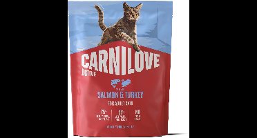 CARNILOVE ACTIVE - Cat - Salmon & Turkey for Adult All Breeds 400g