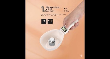 Home & Marker - Digitale Lepelweegschaal - Maatlepel Weegschaal - Weeglepel - Precisie Keukenweegschaal 1g - Mini Weegschaal tot 800g – Inclusief Batterij - Mealprep & Koken - MERASPOON