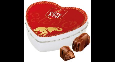 Côte d'Or Bouchée geschenkdoos hartje - chocolade cadeau - 100g