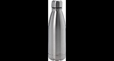Cookinglife Thermosfles - Isolerende Fles Voor Onderweg - Thermos Bottle - RVS Zilver - Dubbelwandig Lekvrije Dop - 500 ml