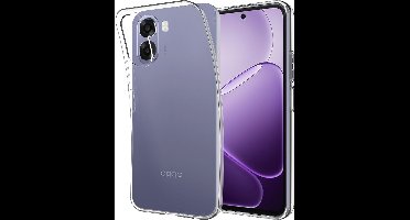 Just in Case hoesje geschikt voor Oppo A6x (4G/5G) Hoesje Siliconen - Flexibele Case - Transparant