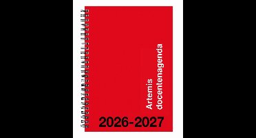 Artemis Docentenagenda - 2026-2027 - A5 formaat