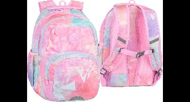 CoolPack PICK Tie Dye-rugzak - groot, meisjes, school en vrije tijd