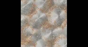 Reclaimed Tarnished Metal bruin behang (vliesbehang, bruin)