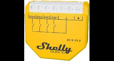 Shelly Z-Wave I4 Dc Scenes Controller Voor 5-24V Voor Smart Home Afstandsbediening
