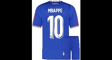 Mbappe Frankrijk Voetbaltenue Thuis - Voetbal Tenue Kinderen - Shirt en Broekje - Jongens en Meisjes - Volwassenen - Heren en Dames - Maat XL
