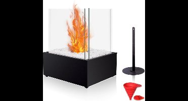 DailySupplies® Tafelhaard - Gaslantaarn - Sfeerhaard Binnen & Buiten